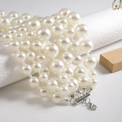 Pre Order: Bohemian Handmade Beaded Multilayer Pearl Necklace