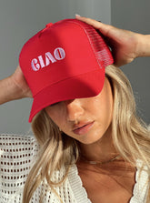 Ciao Trucker Hat Red/Pink
