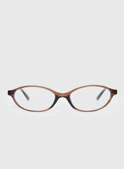 Life Begins Blue Light Glasses Light Brown