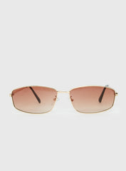Lavish Life Sunglasses Gold / Brown