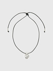 Mayve Cord Necklace Silver