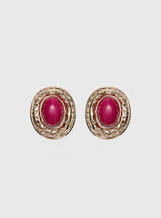 Fabiana Statement Stud Earrings Gold