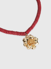 California Dreaming Necklace Red / Gold