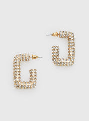 Diamonds Dancing Earrings Gold