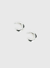 Elevara Hoop Earrings Silver