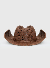 Anistyn Woven Cowboy Hat Tan