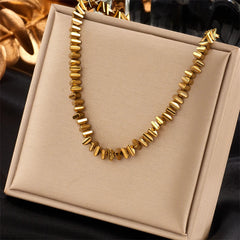 Pre Order: Beads Strand Gold Plated Necklace