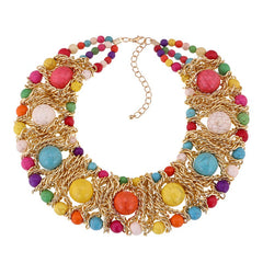 Pre Order: Bohemian Ethnic Style Hand-Woven Necklace