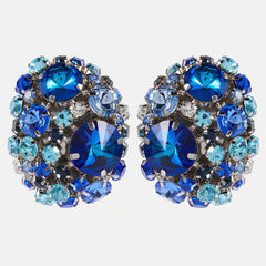 Round Crystal Ear Clip