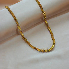 Pre Order: Beads Strand Gold Plated Necklace