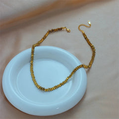 Pre Order: Beads Strand Gold Plated Necklace
