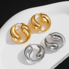Tai Chi Water Drop Earrings