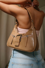 Anessa Shoulder Crossbody Bag - Nude