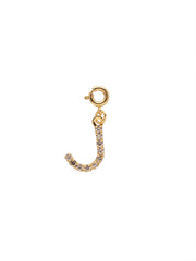 "J" Initial Charm - CFB10BGCRY