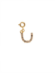 "U" Initial Charm - CFB21BGCRY