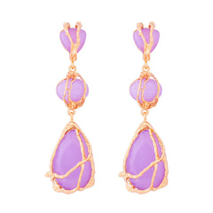 Pre Order: Bohemian Tear Drop Resin Earrings