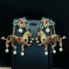 Vintage Animal Cartoon Multi Element Earrings