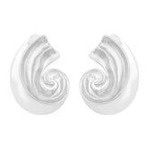 Twisted Electroplated Alloy Earrings