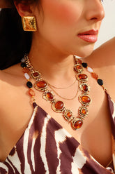 Helayna Statement Necklace - Gold