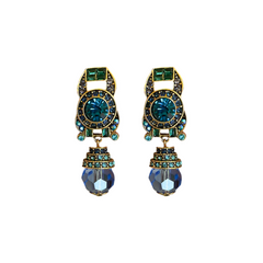 Pre Order: Azure Dangling Clip Earrings