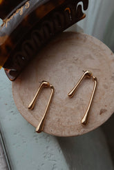 Nalina Abstract Statement Earring - Gold