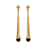 Pearl Geometric Metallic Earrings