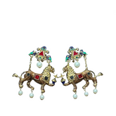 Vintage Animal Cartoon Multi Element Earrings