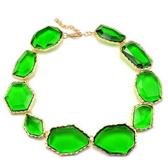 Pre Order: Big Geometric Resin Necklace