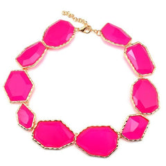 Pre Order: Big Geometric Resin Necklace