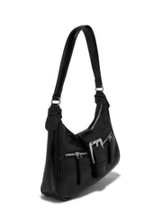 Anessa Shoulder Crossbody Bag - Black