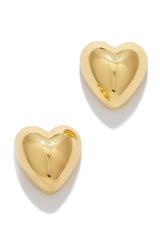 Endless Love Heart Shape Earring - Silver