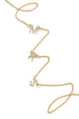 Future MRS Embellished Necklace - Gold