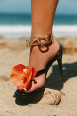 Ameera Statement Anklet - Gold