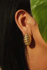 Kerra Statement Earring - Gold