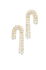 Thalassa Embellished Statement Earring - Gold