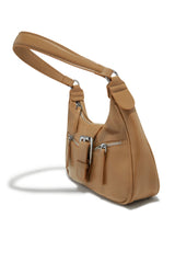 Anessa Shoulder Crossbody Bag - Nude