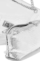 Elenia Crossbody Handbag - Silver