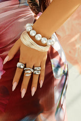 Jina Single Band Ring - Silver