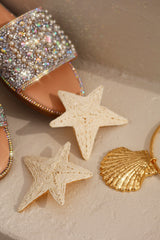 Winslet Statement Earring - Ivory Gold