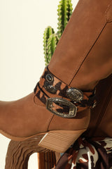Stella Adjustable Belt - Cow