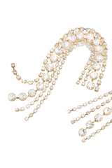 Thalassa Embellished Statement Earring - Gold