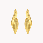 Twisted Leaf Earrings