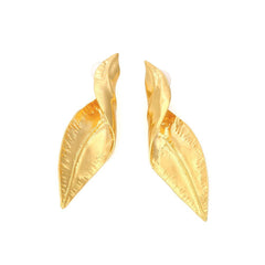 Twisted Leaf Earrings