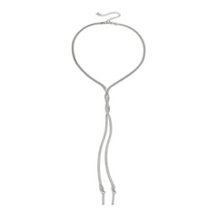 Woven Flat Snake Chain Necklace