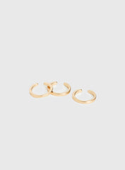 Lunaris Toe Ring Pack Gold