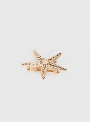 Best Time Star Brooch Gold