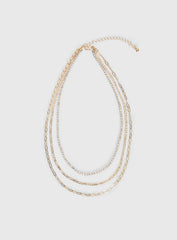 Gleaming Necklace Gold