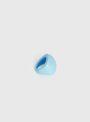 Brittanie Statement Resin Ring Blue
