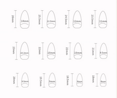 24-Pieces Press On Nail Tips