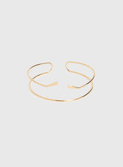 Through The Summer Arm Cuff Gold